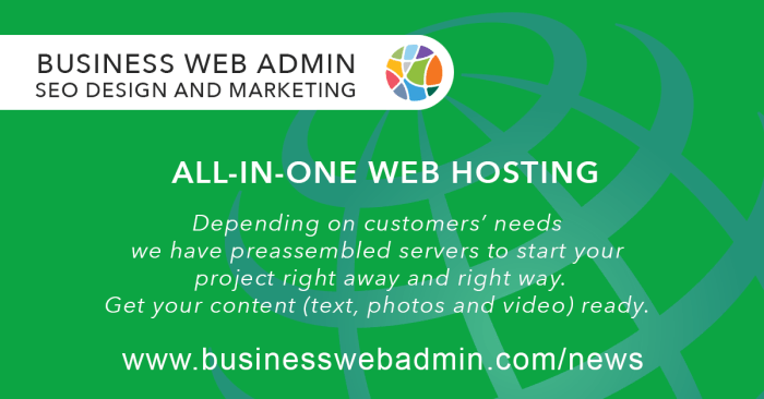 All in one web hosting